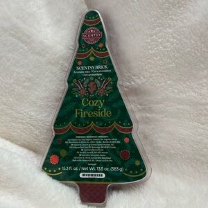 Scentsy Cozy Fireside Holiday Tree Wax Brick